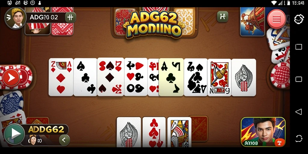 Tampilan gameplay Domino yang menarik dan interaktif di ADG62.