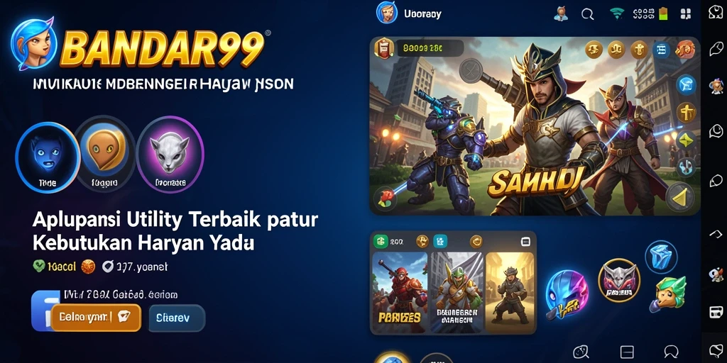 Tampilan antarmuka aplikasi BANDAR99 yang intuitif dan mudah digunakan.