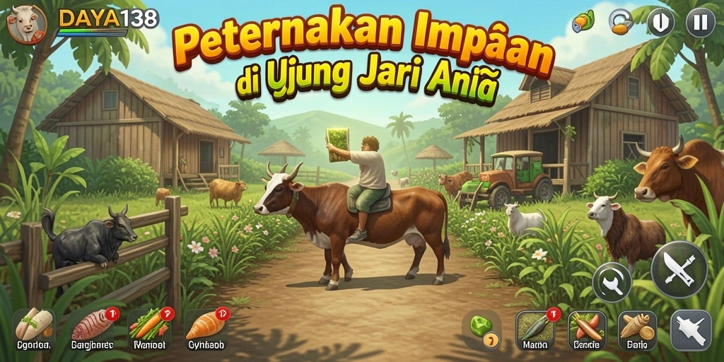 Gameplay menarik dalam pengalaman bertani virtual.