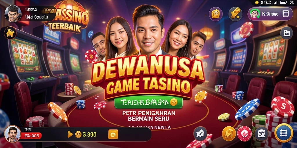 Tampilan seru gameplay DEWANUSA dengan pengalaman kasino interaktif.