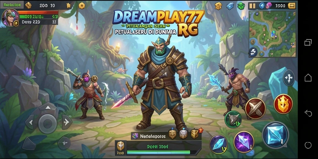 Tangkapan layar gameplay yang menampilkan pertarungan epik dalam dunia RPG.