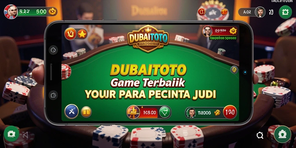 Screenshot gameplay DUBAITOTO menunjukkan aksi Poker yang mendebarkan.