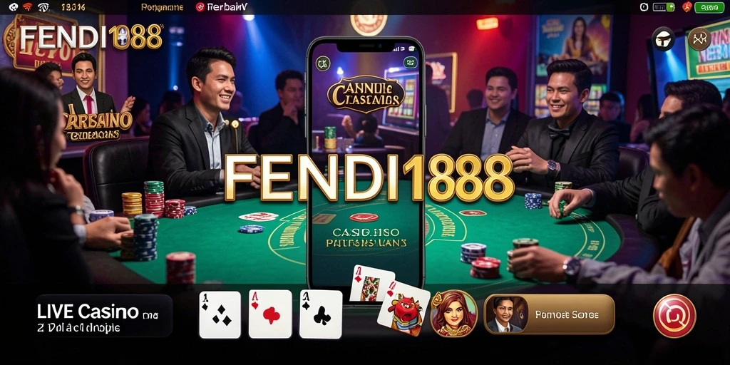 Gameplay menarik dari FENDI188 yang menampilkan dealer langsung dan interaksi pemain.