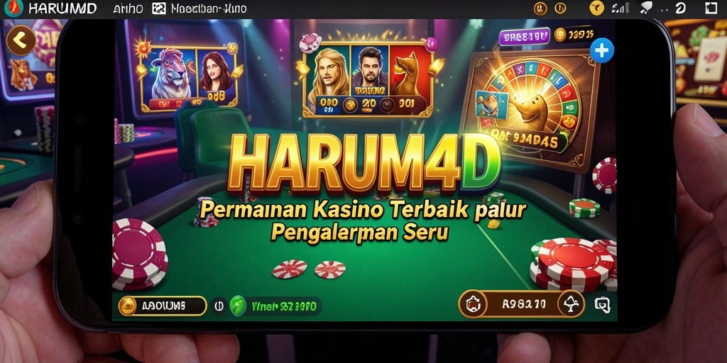 Tampilan menarik dari gameplay Kasino HARUM4D yang mendebarkan.