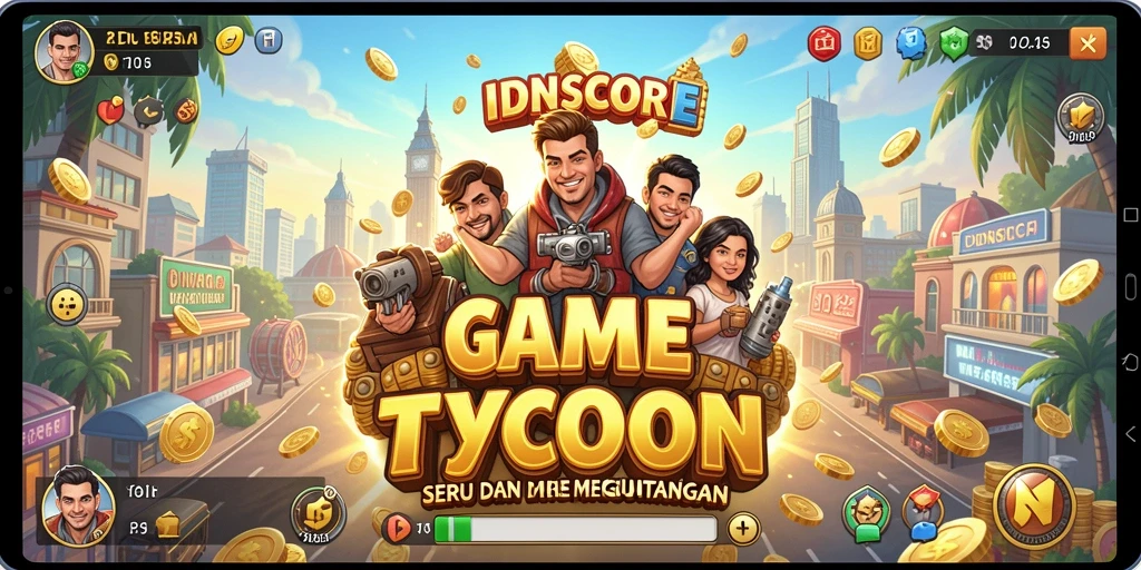 Tampilan gameplay IDNSCORE yang menantang dan seru.