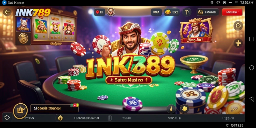 Tampilan gameplay momen mendebarkan di INK789 Kasino.