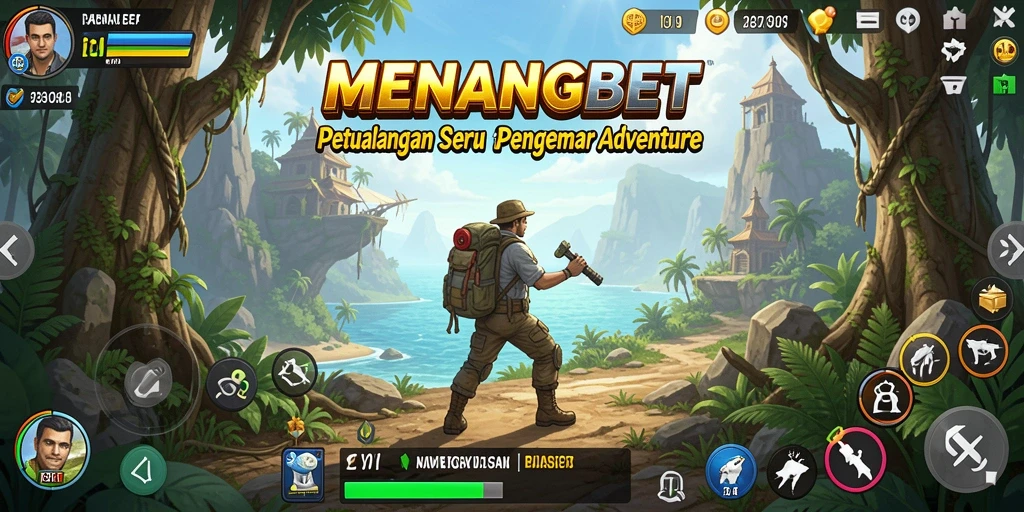 Tampilan gameplay seru dalam MENANGBET dengan aksi petualangan yang mendebarkan.