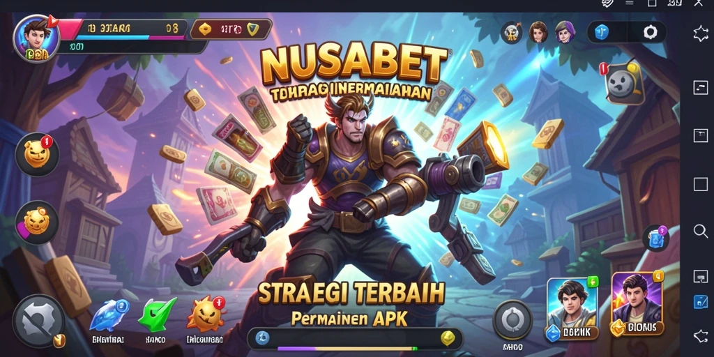 Tampilan gameplay NUSABET yang menakjubkan dan penuh strategi.