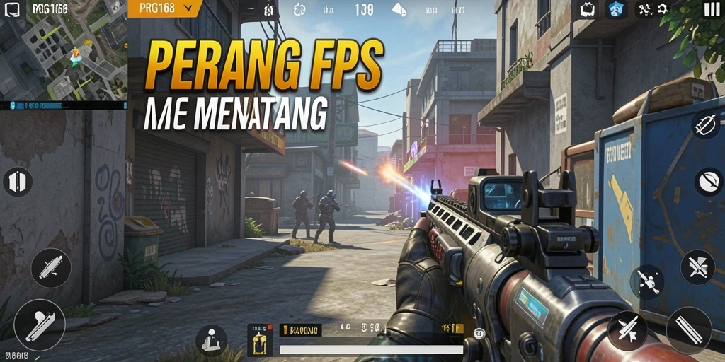 Gameplay seru dalam PRG168 yang penuh aksi tembak-menembak.