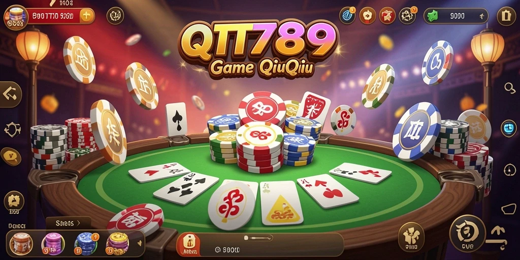 Screenshot utama TT789 menampilkan gameplay QiuQiu yang mendebarkan.