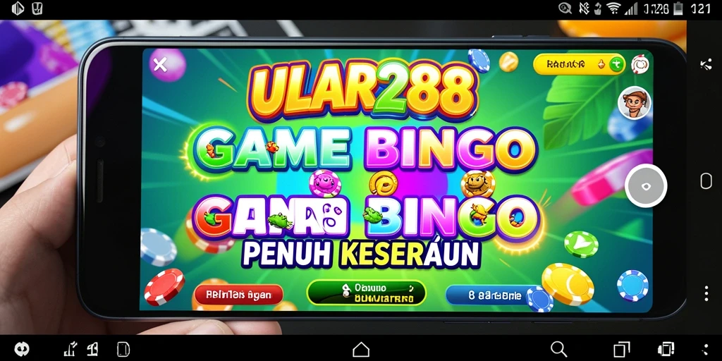 Screenshot gameplay ULAR288 menampilkan keseruan permainan Bingo yang interaktif.